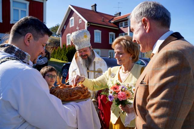 Familia Regală a României, primită de PS Macarie în Suedia