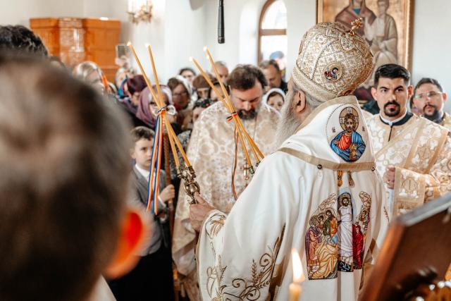 Înaltpreasfințitul Părinte Teofan a slujit în Parohia Slobozia din comuna Voinești