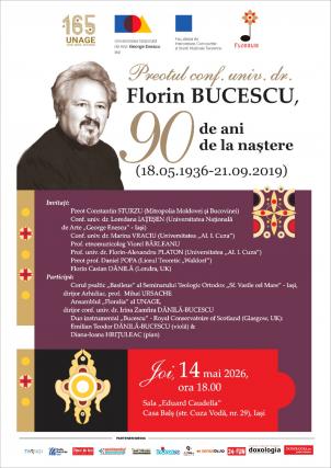 Portret omagial dedicat părintelui conf. univ. dr. Florin Bucescu, la Iași, la 90 de ani de la naștere