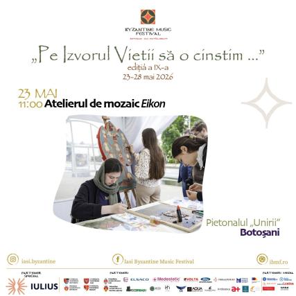 Evenimente care vor avea loc în Arhiepiscopia Iaşilor, în perioada 24-30 mai 2026