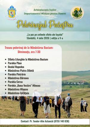 Evenimente care vor avea loc în Arhiepiscopia Iaşilor, în perioada 28 iunie-4 iulie 2026