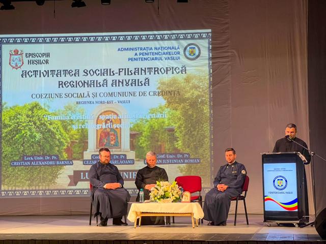 Proiectul „Coeziune socială și comuniune de credință”, la Penitenciarul Vaslui