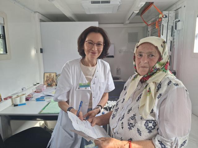 Caravană medicală pentru persoane vulnerabile din comuna Prăjeni