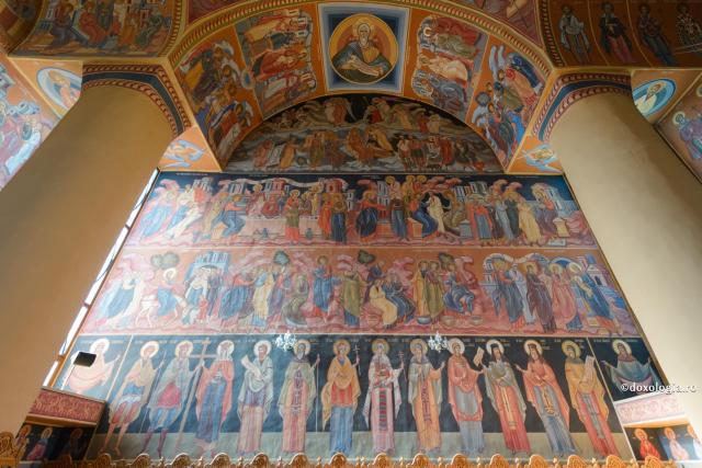 Sfinți - pictură murală - Biserica Sf. Proroc Daniel Iași