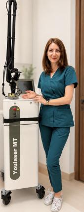 Tratamentul cicatricilor cu Laserul CO₂ Quanta YouLaser MT