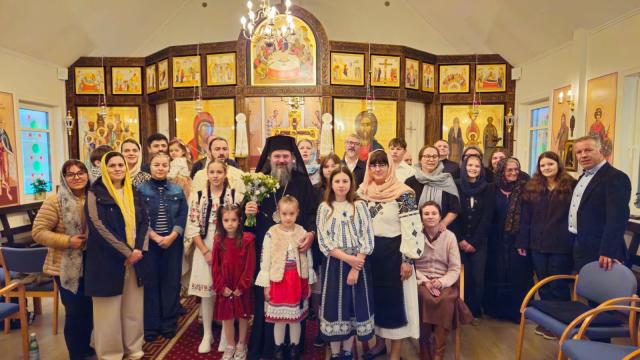 PS Macarie în mijlocul românilor și al ortodocșilor scandinavi din Regatele Danemarcei și Norvegiei. Hirotonii, botez, rugăciune pentru copii și slujiri la Poarta Fiordurilor