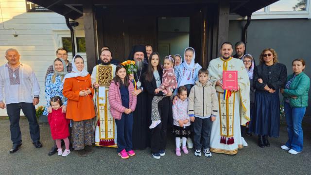 PS Macarie în mijlocul românilor și al ortodocșilor scandinavi din Regatele Danemarcei și Norvegiei. Hirotonii, botez, rugăciune pentru copii și slujiri la Poarta Fiordurilor