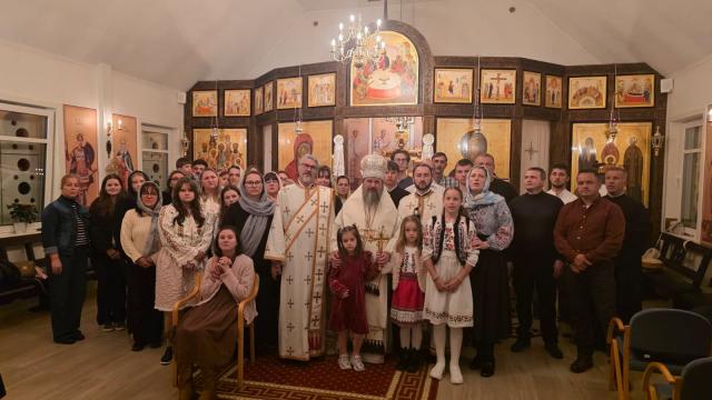 PS Macarie în mijlocul românilor și al ortodocșilor scandinavi din Regatele Danemarcei și Norvegiei. Hirotonii, botez, rugăciune pentru copii și slujiri la Poarta Fiordurilor