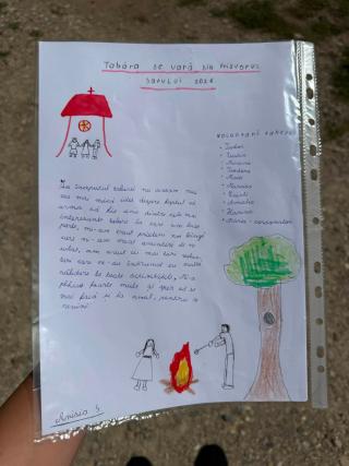 Tabara din pridvorul satului