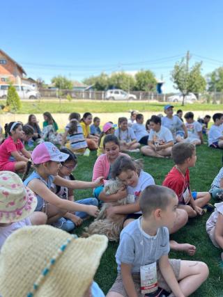 Tabara din pridvorul satului