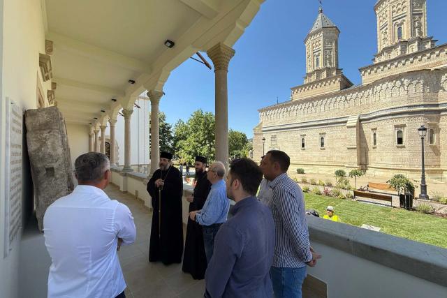 Lucrările de restaurare și consolidare a Sălii Gotice de la Mănăstirea „Sfinții Trei Ierarhi” din Iași, recepționate în prezența Preasfințitului Părinte Nichifor Botoșăneanul