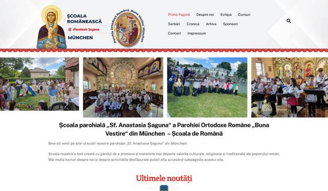 Școala parohială „Sfânta Anastasia Șaguna” de la München are un nou site