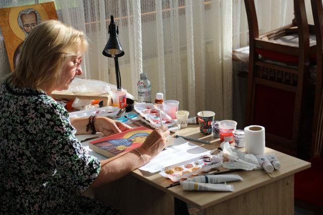 Tabără de pictură bizantină la Mănăstirea Sihăstria
