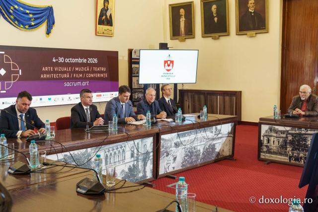 Prima ediție SACRUM IAȘI ART FESTIVAL, prezentată în cadrul unei conferințe de presă la Iași