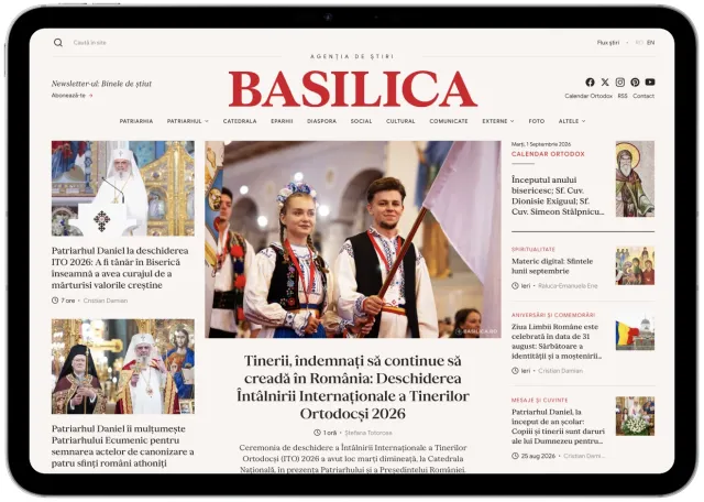 Basilica.ro are o nouă identitate vizuală și o platformă complet reconstruită