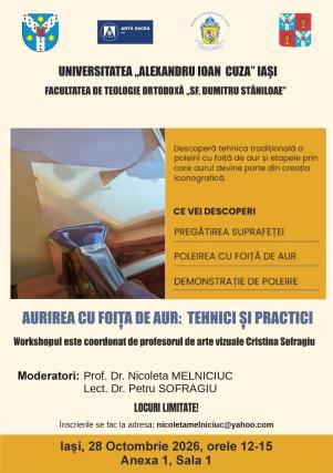 Evenimente care vor avea loc în Arhiepiscopia Iașilor, în perioada 25-31 octombrie 2026