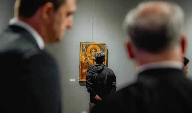 Expoziția „Când Cerul se deschide!” a fost vernisată la Palatul Culturii din Iași