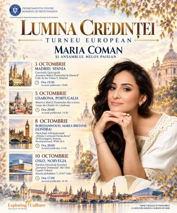 „Lumina Credinței” ajunge în marile comunități românești din Europa