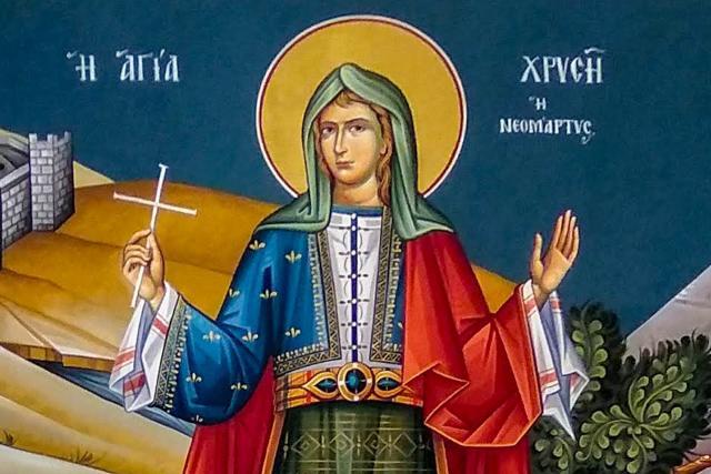 Sfânta Muceniță Hrisi - 13 Octombrie