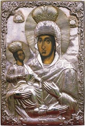 Icoana Maicii Domnului cu trei mâini - Mănăstirea Neamț