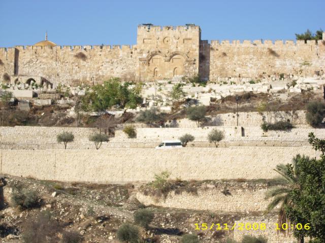 „Poarta de Aur” - Poarta prin care a intrat Domnul Hristos în Ierusalim