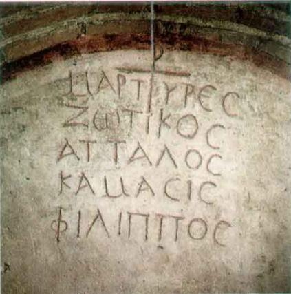 Inscripție din cripta de la Niculițel
