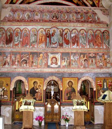Catapeteasma bisericii din Borzești