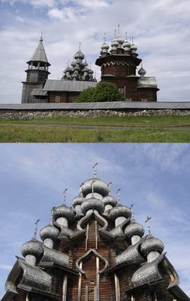 Biserica de lemn de pe insula Kizhi