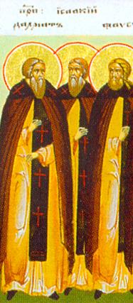 Sfinţii Cuvioşi Isaachie, Dalmat şi Faust