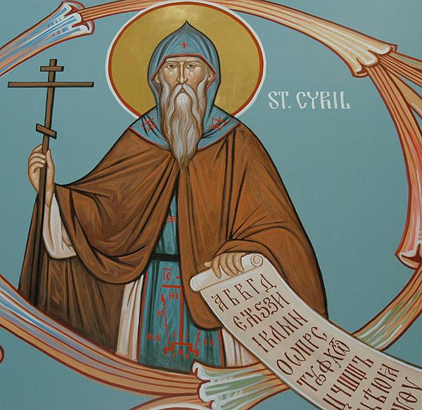 Sfântul Cuvios Chiril, Apostolul slavilor