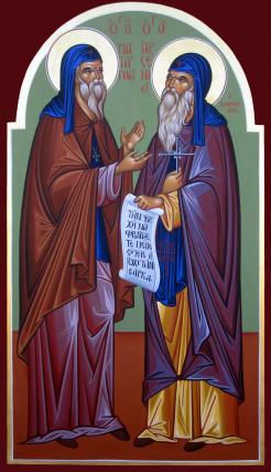 Sfântul Cuvios Patapie și Sfântul Arsenie Capadocianul