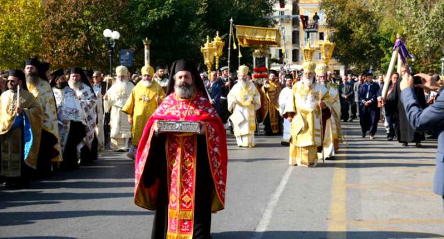 Procesiune cu moaştele Sfântului Ierarh Spiridon - 3 noiembrie 2013