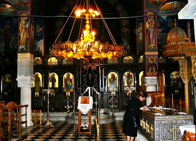 Interior Mănăstirea Sfântul Efrem ce Nou