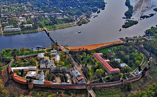 Novgorod - vedere aeriană