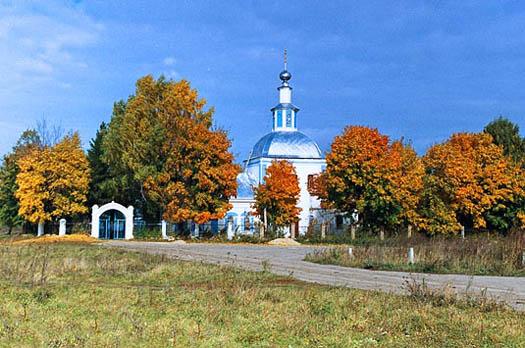 Biserica din satul natal al Sfintei Matrona
