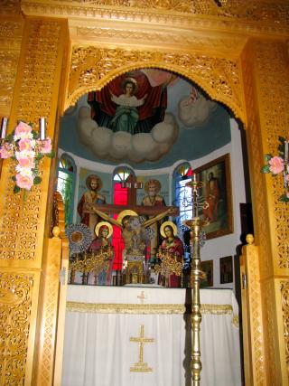 Altar de la Mănăstirea Sfintei Maria Magdalena din Grecia
