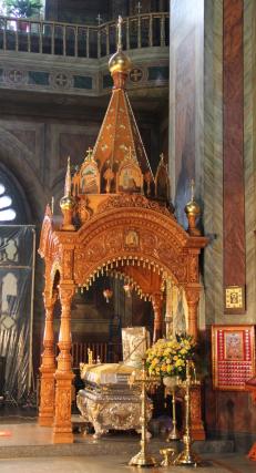 Moaștele Sfântului Tihon din Zadonsk