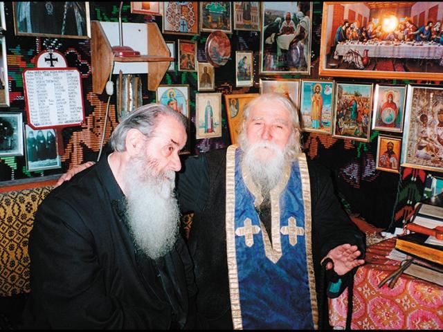 Părintele Constantin Galeriu și Părintele Cleopa Ilie