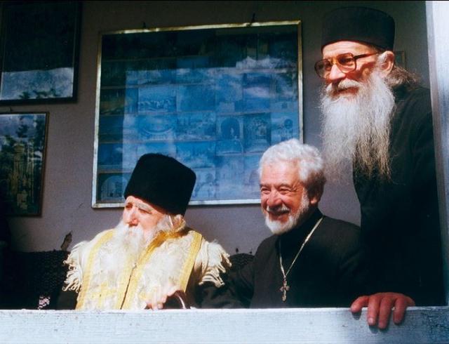 Părintele Cleopa Ilie și Părintele Gheorghe Calciu