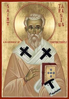Sfântul Ierarh Tarasie, Patriarhul Constantinopolului