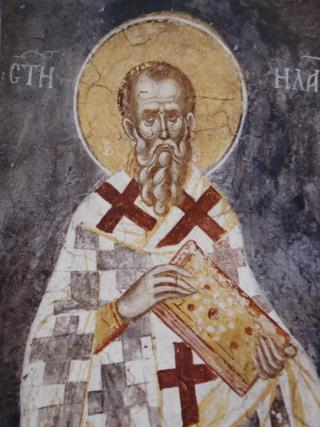 Sfântul Ierarh Grigorie Dialogul, Episcopul Romei - Biserica Decani - Serbia