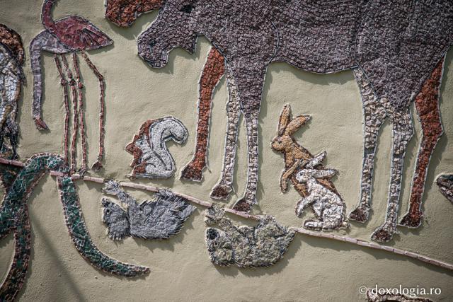 Detaliu - Arca lui Noe - Mozaic