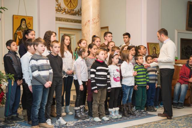 Colindători la Reședința Mitropolitană - Centrul de zi Sfânta Marina din Iaşi