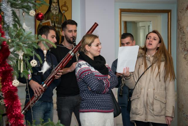 Colindători la Reședința Mitropolitană - Cvintet, Universitatea de Arte, Iași