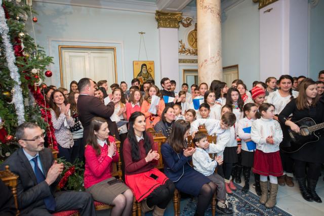 Colindători la Reședința Mitropolitană - Filialele ATOR din Moldova