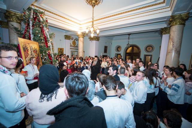 Colindători la Reședința Mitropolitană - Filialele ATOR din Moldova