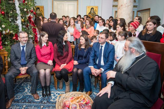 Colindători la Reședința Mitropolitană - Filialele ATOR din Moldova