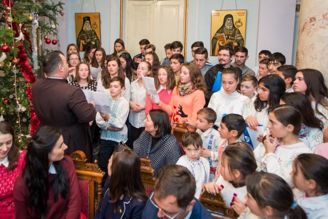 Colindători la Reședința Mitropolitană - Filialele ATOR din Moldova