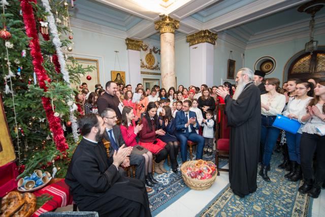Colindători la Reședința Mitropolitană - Filialele ATOR din Moldova