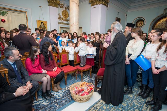 Colindători la Reședința Mitropolitană - Filialele ATOR din Moldova
